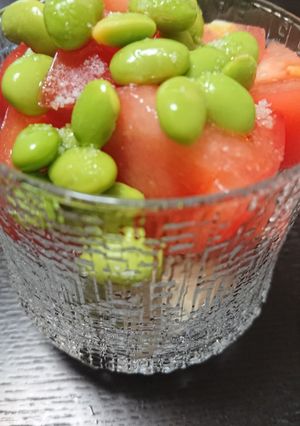 簡単☆涼！枝豆と豆腐のサラダ-レシピのメイン写真