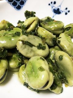 そら豆の葱油炒め【上海】葱油蚕豆-レシピのメイン写真