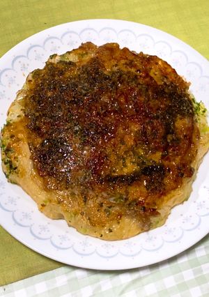 レンジパンでお好み焼き〜(o˘◡˘o)♡-レシピのメイン写真