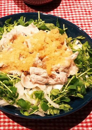 大根ポン酢タレの豚しゃぶ備忘録-レシピのメイン写真