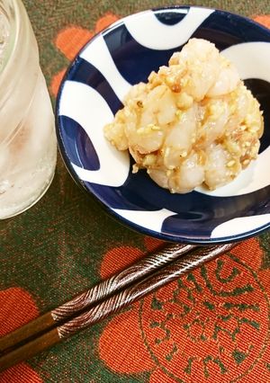 甘エビ梅肉味噌ミョウガ和え-レシピのメイン写真