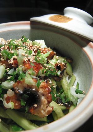 玄米ときゅうりたっぷり♪うなぎ丼-レシピのメイン写真