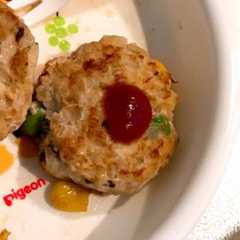 鶏ひき肉の簡単ハンバーグ 離乳食 幼児食-レシピのメイン写真