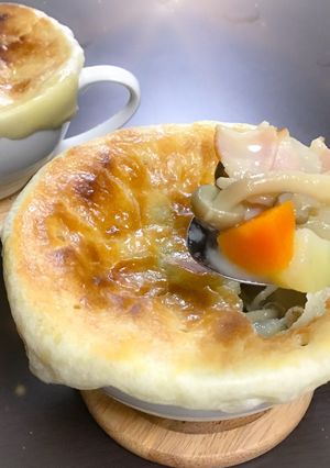 HOTパイのクリーム具たくさんスープ⭐︎-レシピのメイン写真