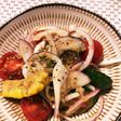 グリルズッキーニと夏野菜サラダ