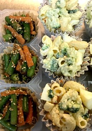 弁当作り置き 胡麻和え、マカロニサラダ-レシピのメイン写真