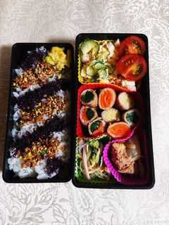 豚肉巻き生姜焼のお弁当です。-レシピのメイン写真