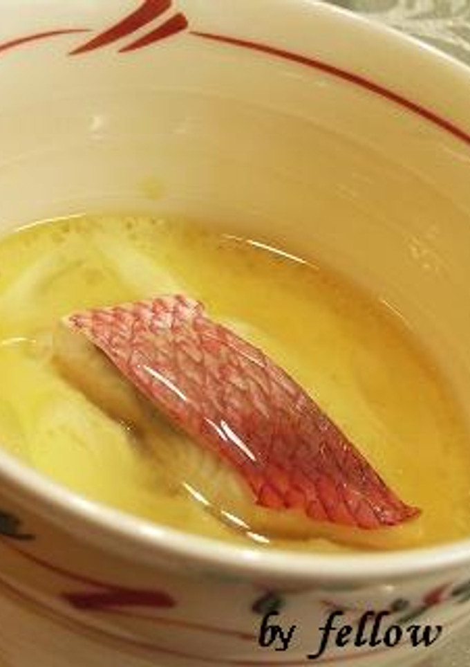 尾長鯛の茶碗蒸し風餡かけ-レシピのメイン写真