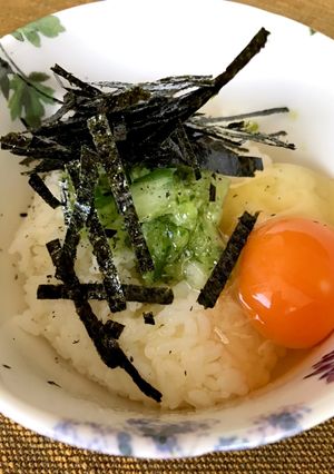 漬けすぎたきゅうりの混ぜご飯-レシピのメイン写真