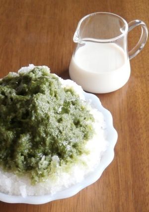 おうちかき氷 抹茶糀練乳-レシピのメイン写真