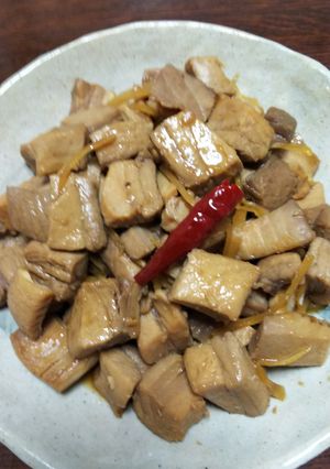 まぐろ身あら煮物-レシピのメイン写真