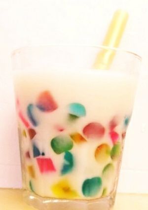 こんにゃくゼリーでタピオカ風ドリンク-レシピのメイン写真