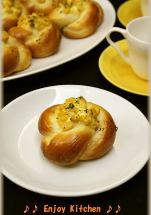 【初級】HBで作る♪コーンマヨネーズパン-レシピのメイン写真