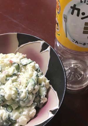 ポテサラにカンタン酢-レシピのメイン写真