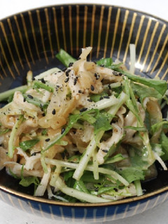 中華くらげと鶏と水菜のサラダ-レシピのメイン写真