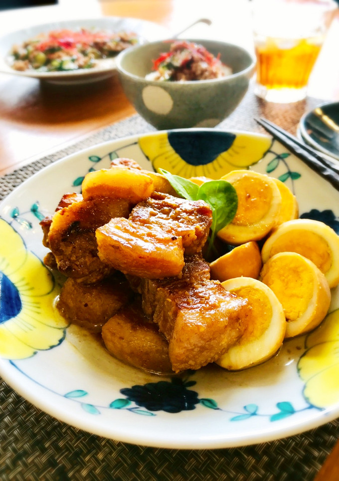 簡単おかず☆豚と茹で卵のさっと煮込み-レシピのメイン写真