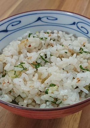 簡単♪セロリとかつお節の混ぜご飯-レシピのメイン写真