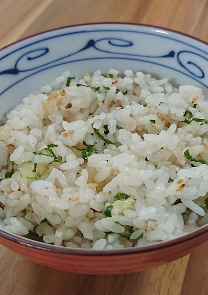 簡単♪セロリとかつお節の混ぜご飯-レシピのメイン写真