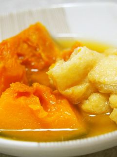 かぼちゃと油揚げのあっさり煮♪-レシピのメイン写真