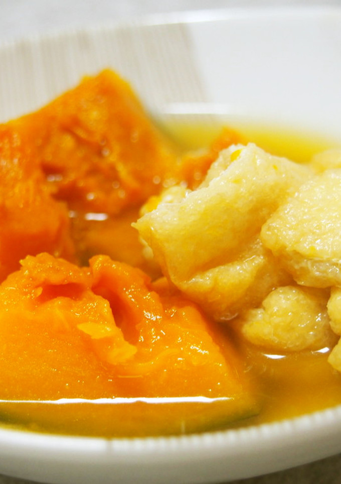 かぼちゃと油揚げのあっさり煮♪-レシピのメイン写真
