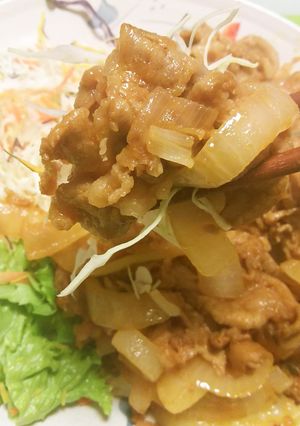 洋食屋さんのポークチャップ風肉炒め-レシピのメイン写真