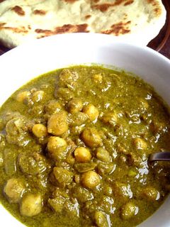 小松菜とひよこ豆のグリーンカレー-レシピのメイン写真