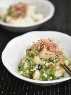 長芋とたたきオクラの梅肉和え-レシピのメイン写真