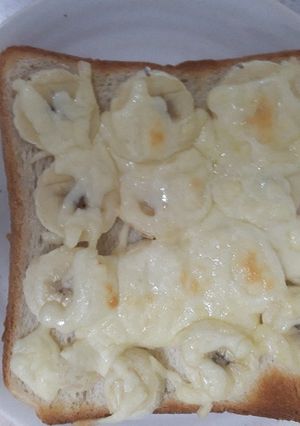 バナナチーズトースト-レシピのメイン写真