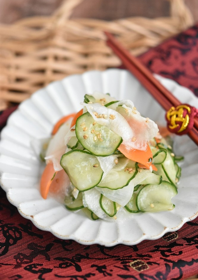 きゅうりと大根の中華風酢の物【作り置き】-レシピのメイン写真