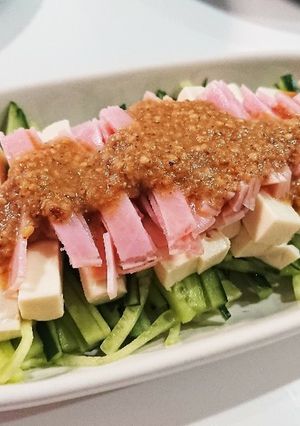 ヘルシー！豆腐のバンバンジー-レシピのメイン写真