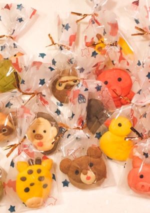 型なし☆可愛いカラフル動物クッキー☆-レシピのメイン写真