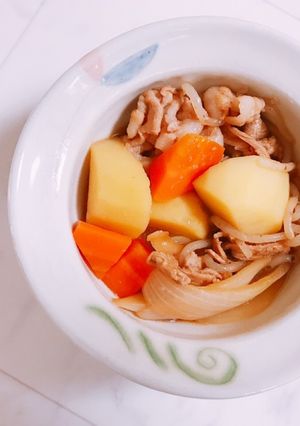 豚肉でカレー肉じゃが-レシピのメイン写真