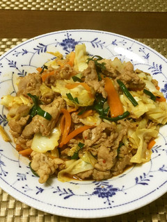 豚肉とニラとキャベツの中華炒め-レシピのメイン写真