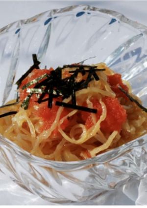 春雨くらげの明太子パスタ風-レシピのメイン写真