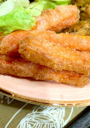 にんじんのスティック天ぷら-レシピのメイン写真