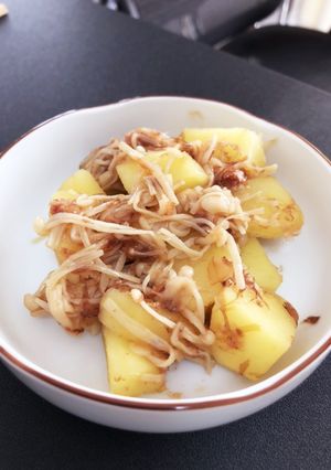 ★お弁当に★じゃがいもとエノキの簡単煮-レシピのメイン写真