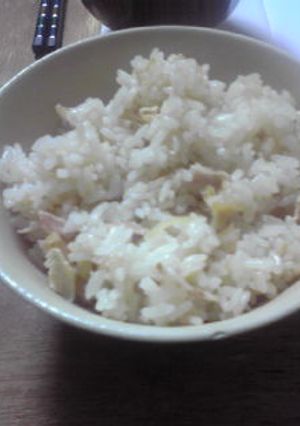 ベーコンと生姜の炊き込みご飯-レシピのメイン写真