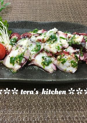 ビールに合う☘️洋風ネギたこ-レシピのメイン写真