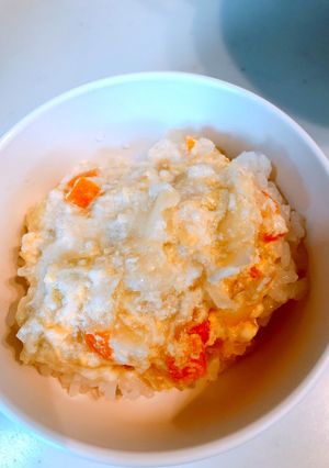 豆腐入り玉子丼 離乳食 栄養たっぷり-レシピのメイン写真