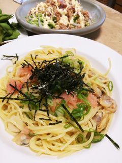 濃厚あさりだしの明太子パスタ-レシピのメイン写真
