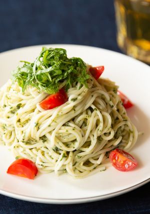 アレルゲンフリー☆シソベーゼライスパスタ-レシピのメイン写真
