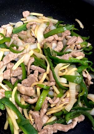 豚肉で野菜たっぷり青椒肉絲-レシピのメイン写真