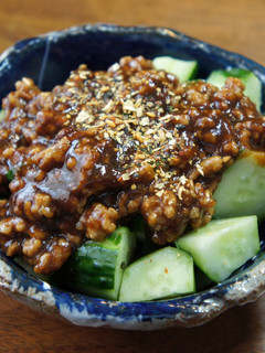 胡瓜の肉味噌和え-レシピのメイン写真