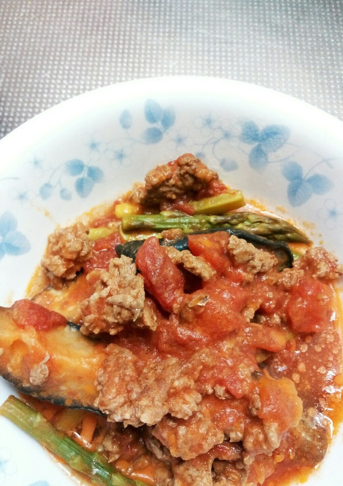 夏野菜のトマト麻婆茄子-レシピのメイン写真