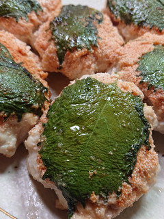 ごろごろ鶏つくねの明太大葉焼き-レシピのメイン写真