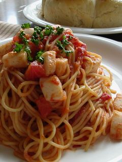 イカとトマトのパスタ-レシピのメイン写真
