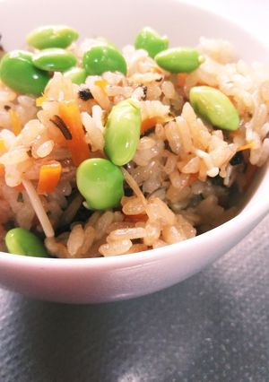 塩こんぶとシーチキンの炊き込みご飯-レシピのメイン写真