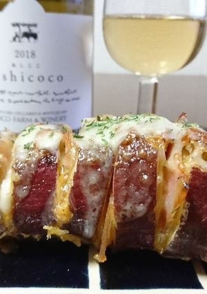 ハッセルバックさつまいも-レシピのメイン写真
