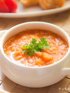 完熟トマトの食べるスープ⁂ミキサーで簡単-レシピのメイン写真