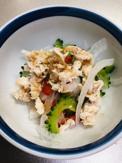 簡単!夏野菜とササミのサラダ-レシピのメイン写真